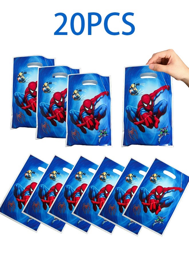 20 حقيبة هدايا لحفلات عيد الميلاد، أكياس حلوى، أكياس هدايا، مستلزمات وزينة حفلات عيد الميلاد - Image 1